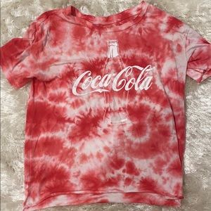 tie dye coca cola tee
